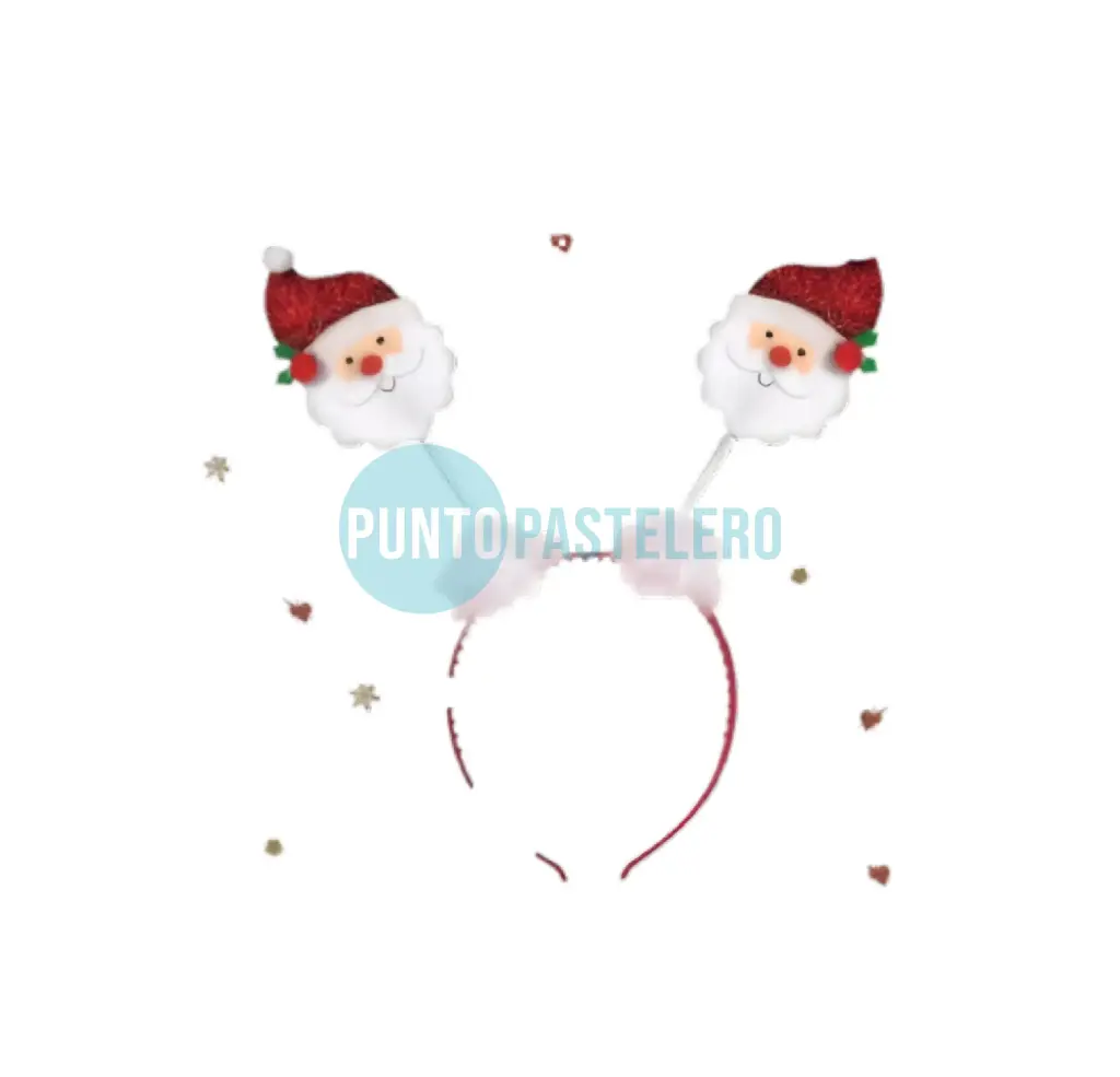 VINCHA NAVIDEÑA DOBLE SANTA