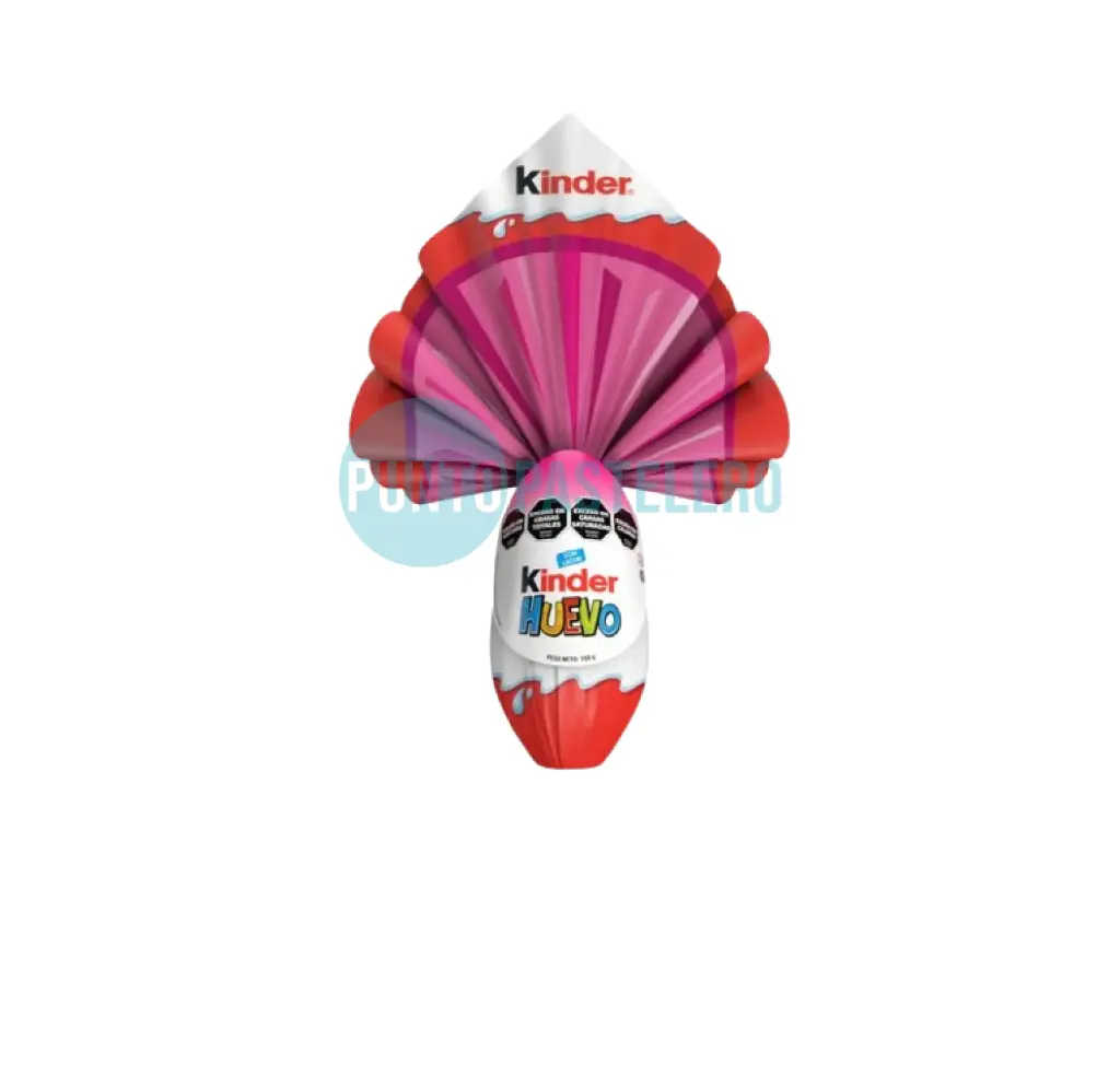 [7898024395706] KINDER SORPRESA GIGANTE HUEVO ROSA (X 150 GR.)