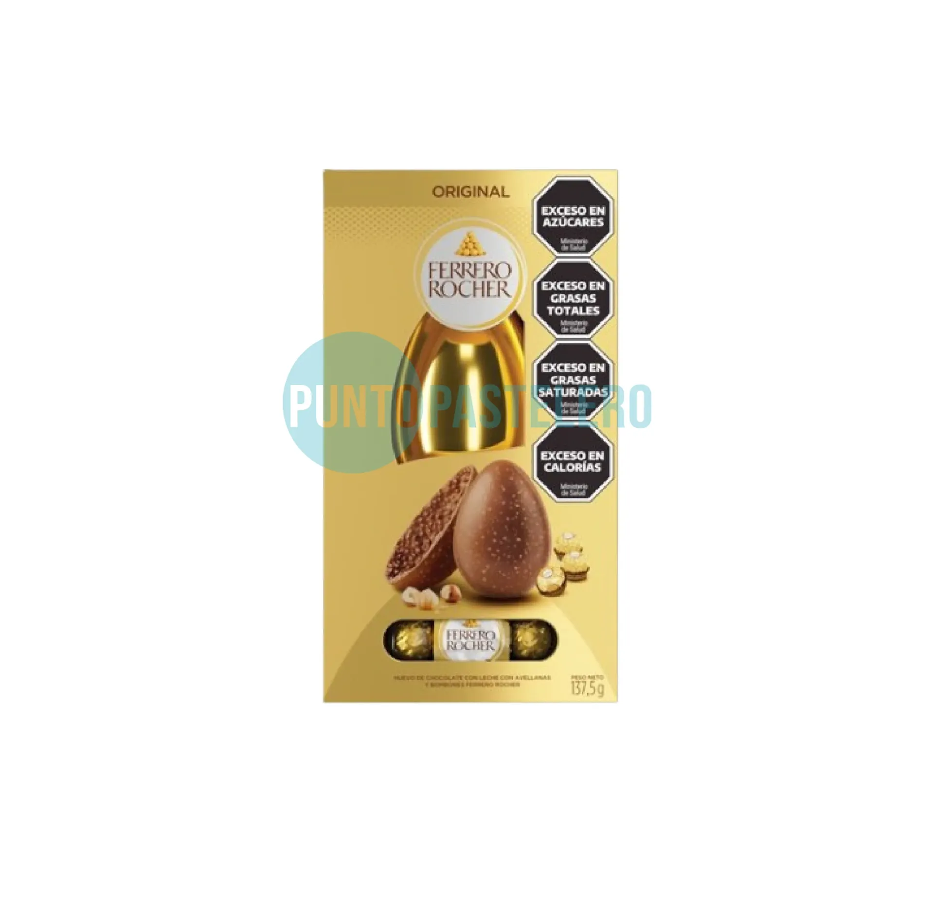 [7898024398899] HUEVO FERRERO ROCHER BOX DARK (X 137.5 GR.)