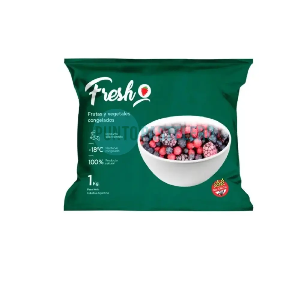 FRUTOS ROJOS CONGELADOS IQF (X 1 KG.) (FRESH) (ARANDANO-FRAMBUESA-MORA)