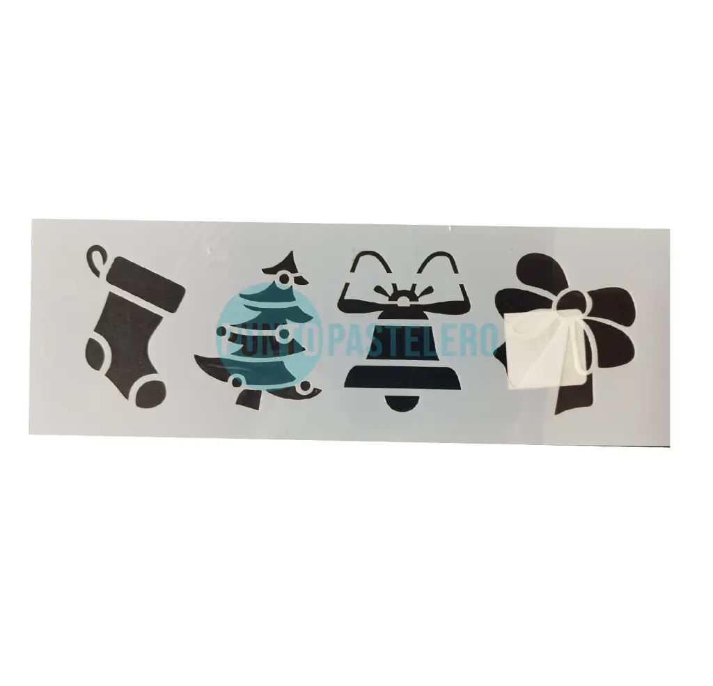 STENCIL NAVIDAD (7.5 X 23.5CM)