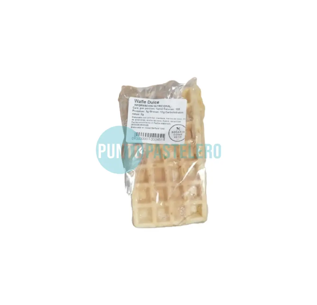 [000000000451] WAFFLES DULCES KETO RCK (SIN AZUCAR)