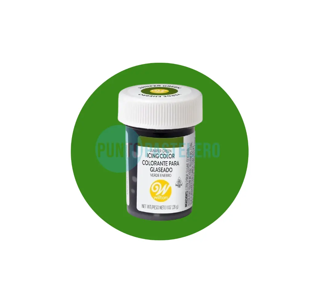 WILTON COLORANTE EN GEL VERDE ENEBRO X 28 GR.