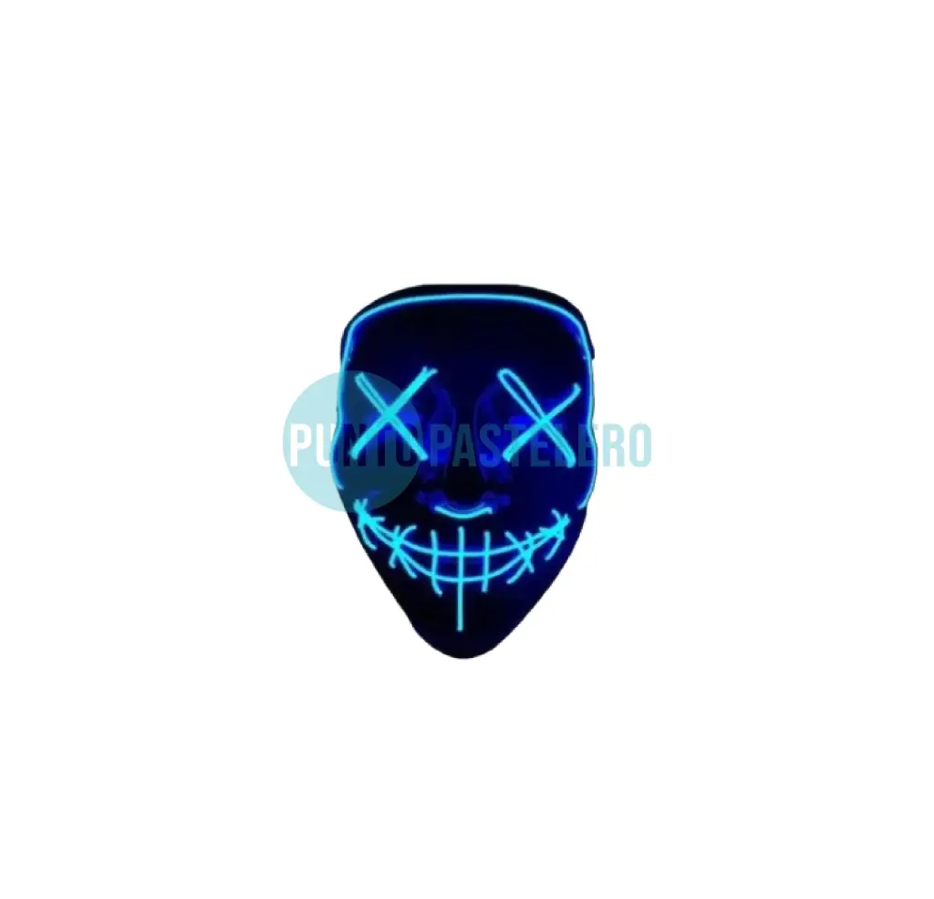 [6216300008569] CARETA MASCARA RIGIDA LUMINOSA LA PURGA