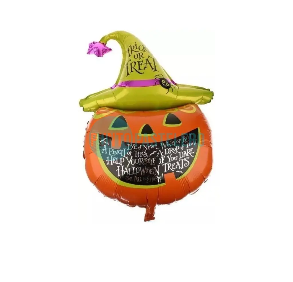 [GBCW40] GLOBO METALIZADO CALABAZA HALLOWEEN (40 CM)