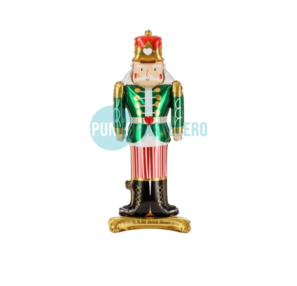 GLOBO METALIZADO CASCANUECES CON BASE (80 CM) [19-2]