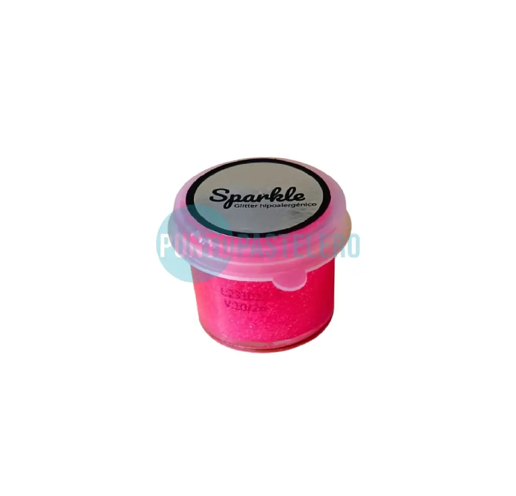 GLITTER HIPOALERGENICO EN GEL SPARKLE ROSA (X 10 GR.)