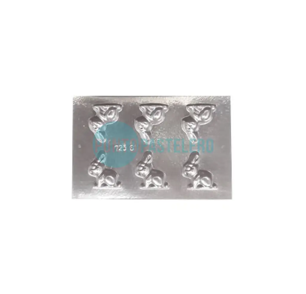 PLACA 6 CONEJITOS 725 C (27 X 16 CM)