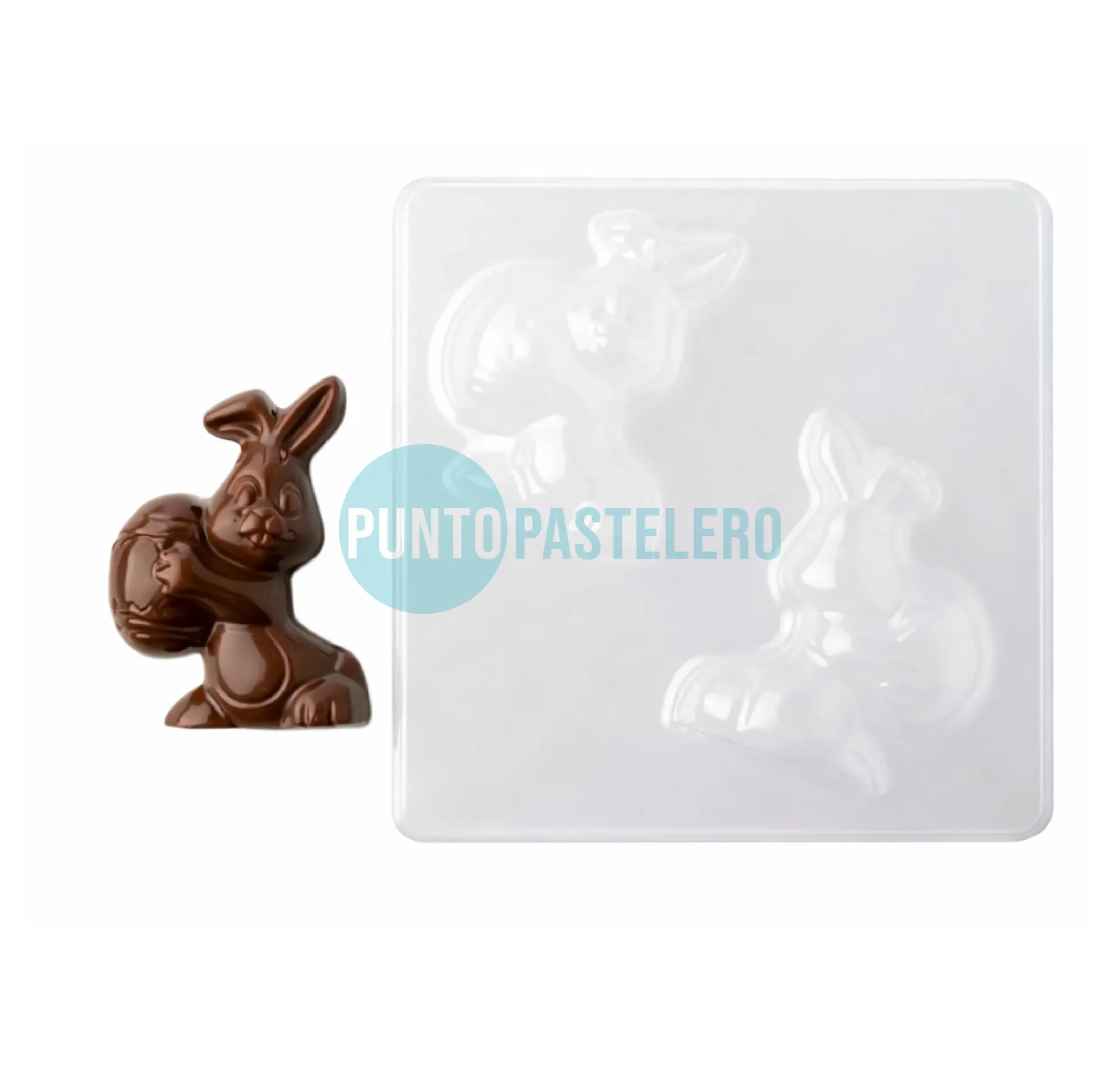 MOLDE ACETATO CONEJO CON HUEVO (474 A)