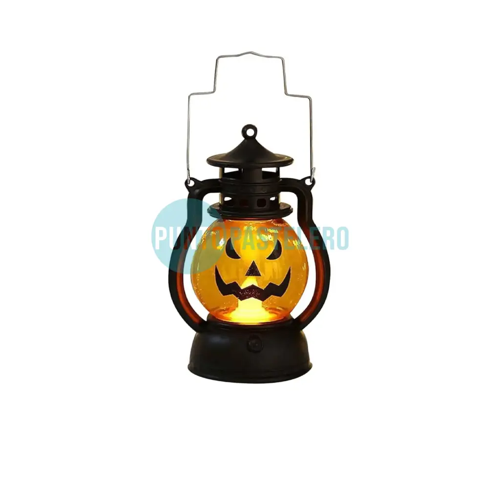 [00111311] FAROL LED HALLOWEEN CALABAZA (11 CM)