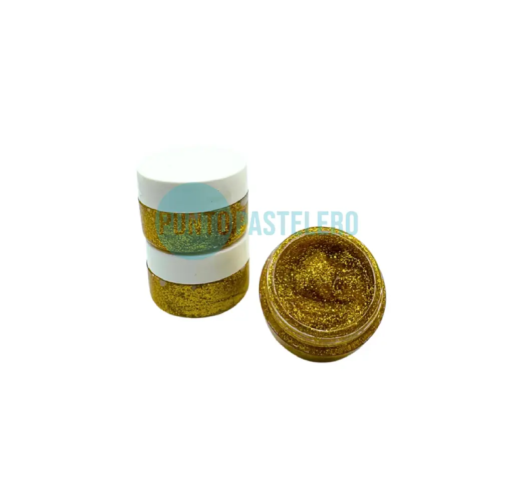 GLITTER HIPOALERGENICO EN GEL SPARKLE DORADO (X 10 GR.)