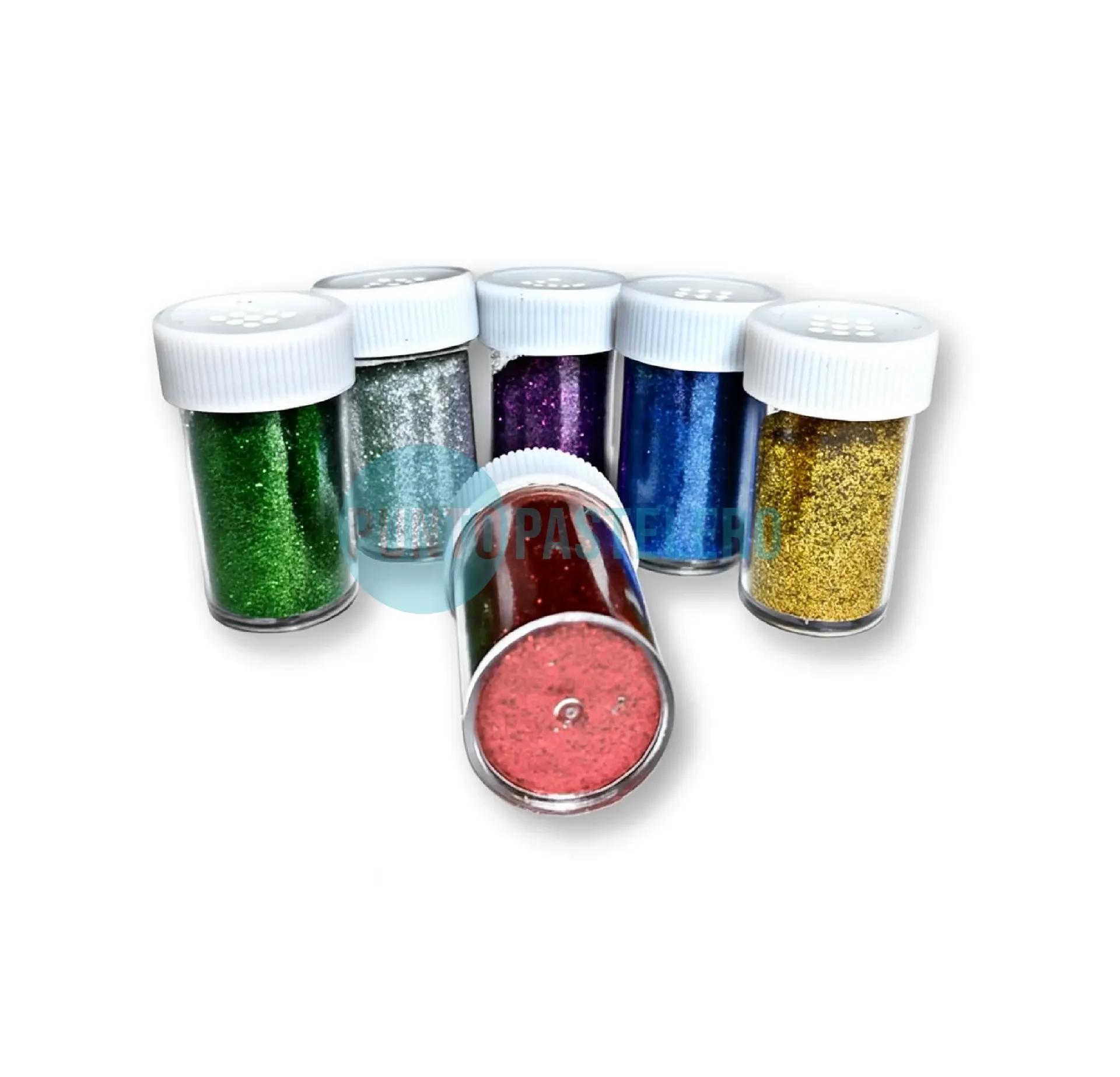 GIBRE GLITTER EN POLVO FRASCO DOSIFICADOR 20 GR. (POR UNIDAD)