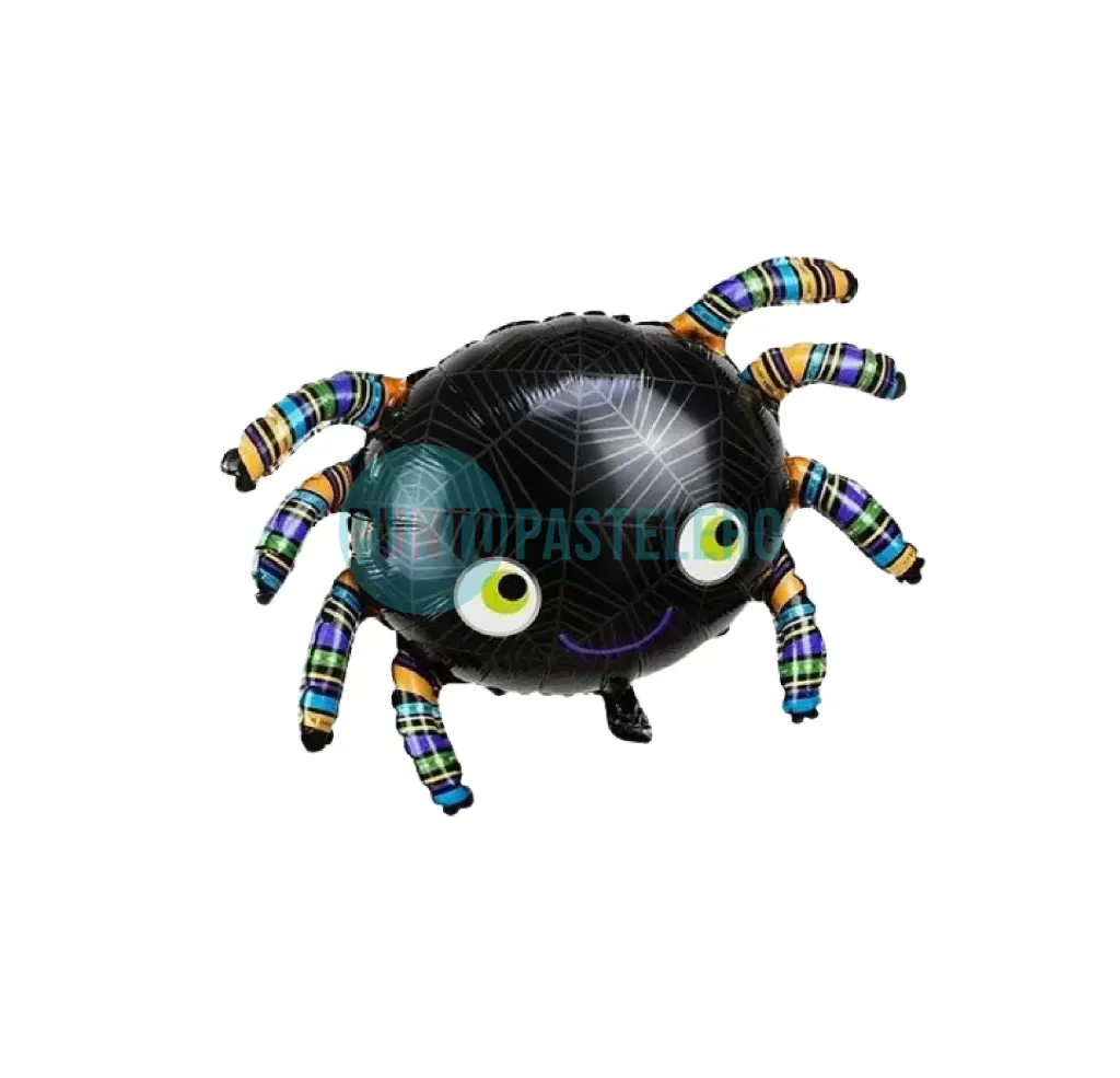 GLOBO METALIZADO ARAÑA HALLOWEEN (36 CM) [21-4]