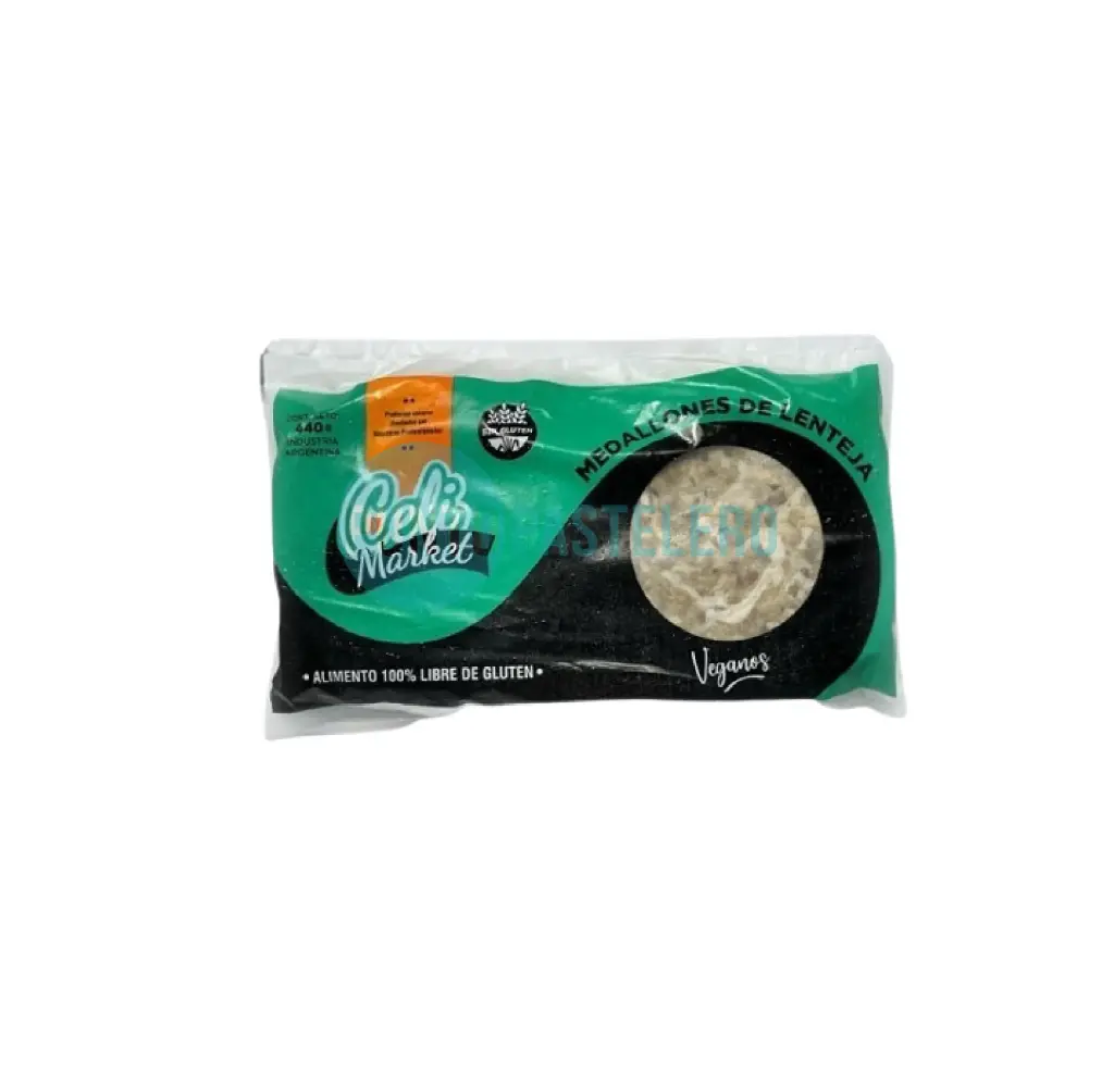 [21094] MEDALLON DE LENTEJAS VEGANO CELIMARKET (X 4 U.) (SIN TACC)