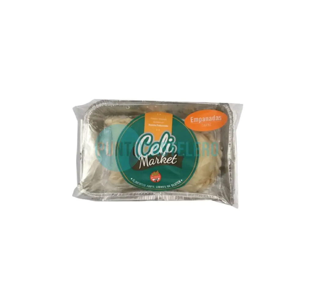 [21411] EMPANADAS DE CARNE CELIMARKET (X 3 U.) (SIN TACC)