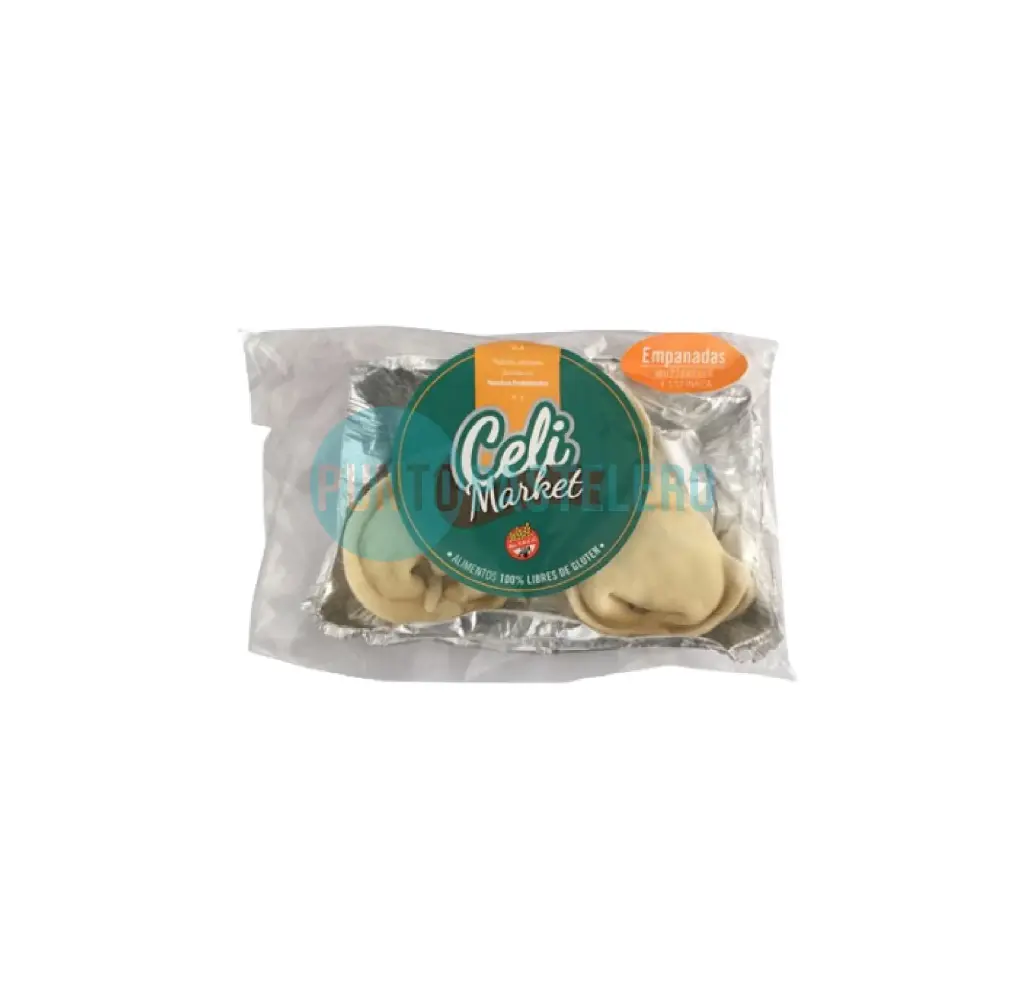 [21412] EMPANADAS DE MUZZA Y ESPINACA CELIMARKET (X 3 U.) (SIN TACC)