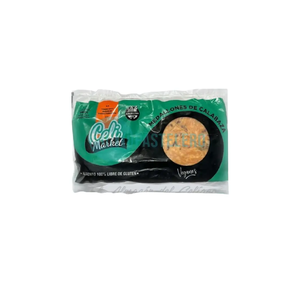 [763571734018] MEDALLON DE CALABAZA VEGANO CELIMARKET (X 4 U.) (SIN TACC)