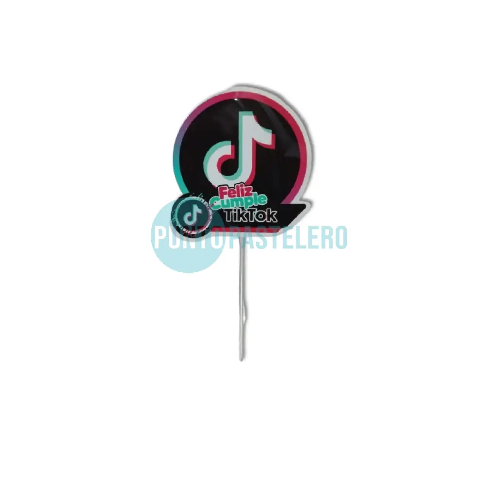 PINCHE POLIFAN VINILO FELIZ CUMPLE TIK TOK
