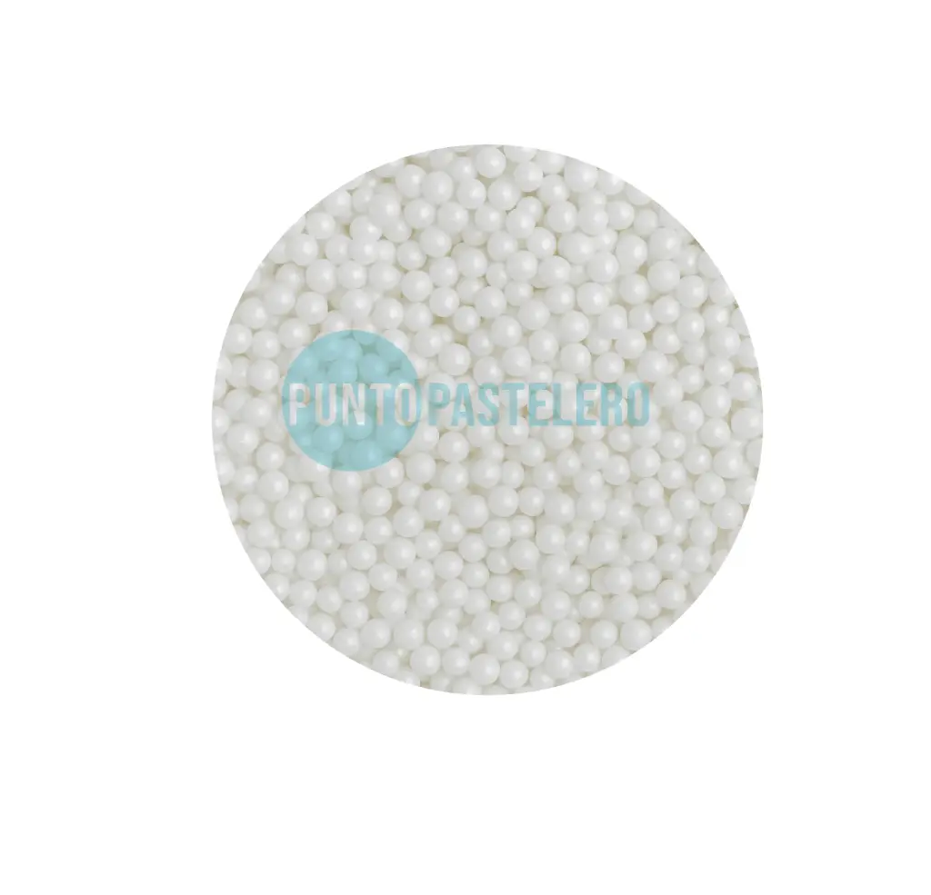 PERLAS COMESTIBLES BLANCAS MINI (X 35 GR.)