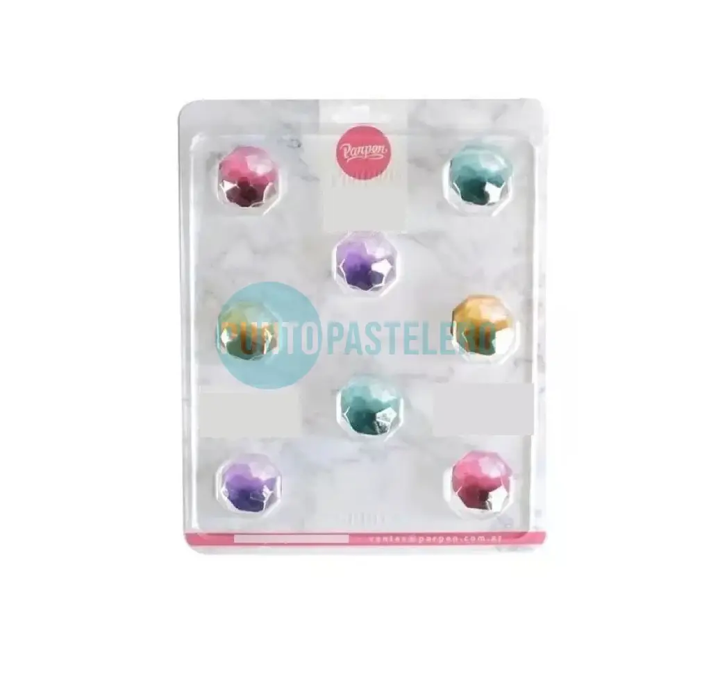 PLACA ACETATO PARA BOMBONES GEMAS DIAMANTE PARPEN [B5]