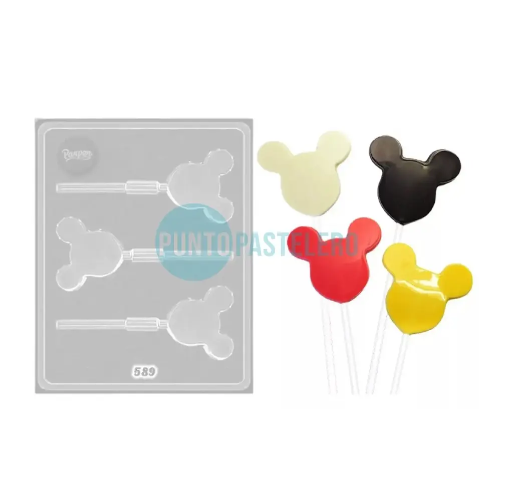 PLACA ACETATO PARA CHUPETIN PALETA MICKEY PARPEN [B2]