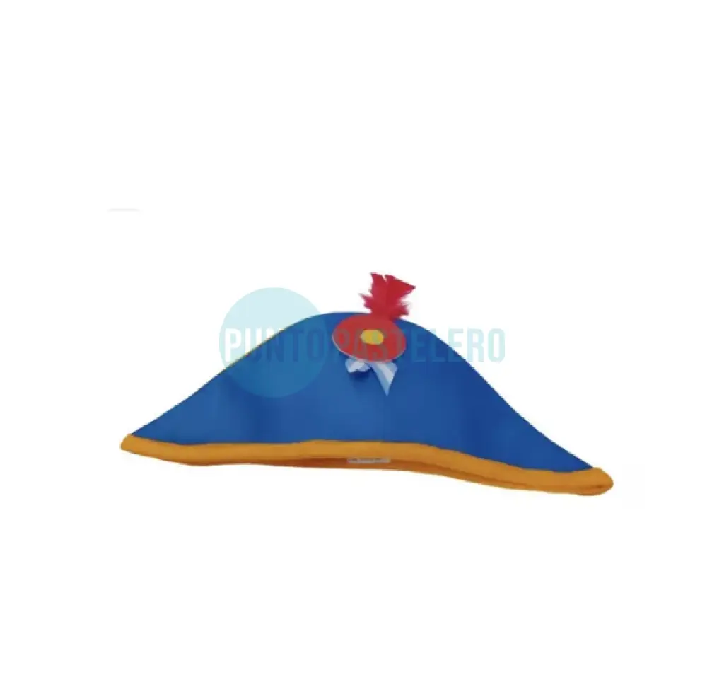 GORRO BICORNIO SAN MARTIN TELA