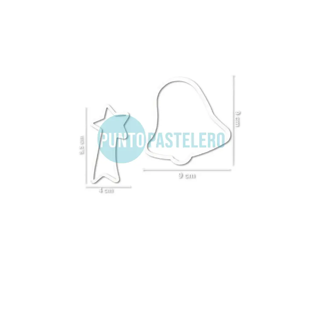 CORTANTE MARCADOR PLASTICO 3D SET NAVIDEÑO N°3 [CAJA 16]