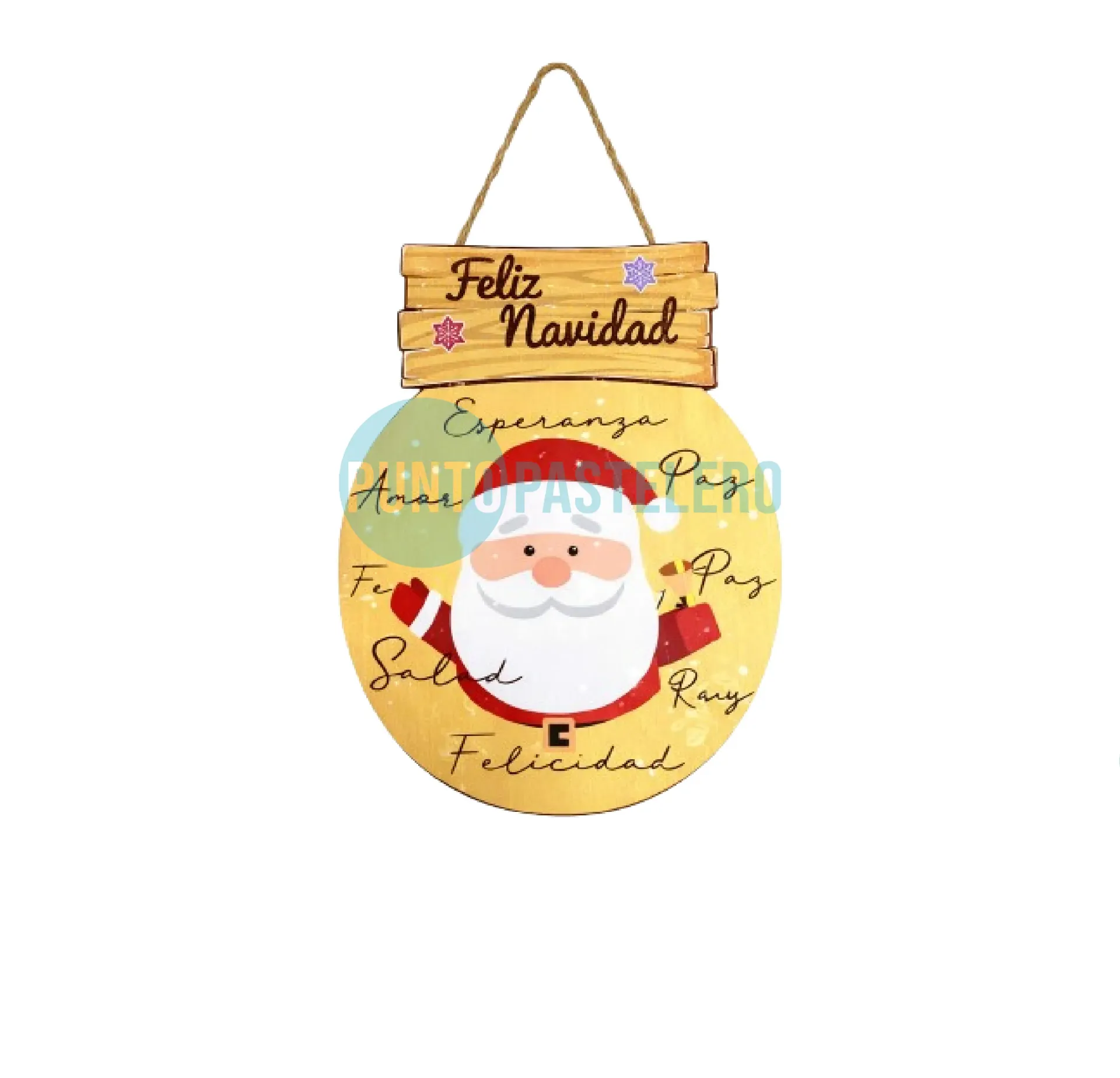 ADORNO NAVIDEÑO COLGANTE PAPA NOEL