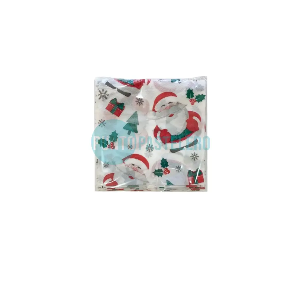 SERVILLETA TISSUE NAVIDEÑA PAPA NOEL (X 20 U.)
