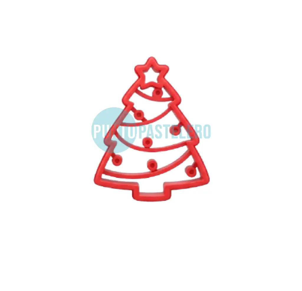CORTANTE MARCADOR PLASTICO PINO NAVIDEÑO [CAJA 23]