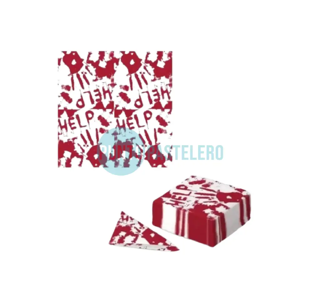 [000000050337] SERVILLETA HALLOWEEN SANGRIENTA NAPRTRES (X 20 U.)