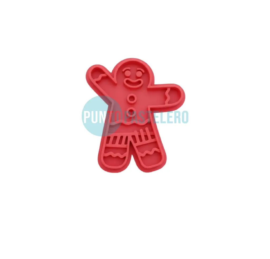 CORTANTE MARCADOR PLASTICO MUÑECO DE JENGIBRE [CAJA 23]