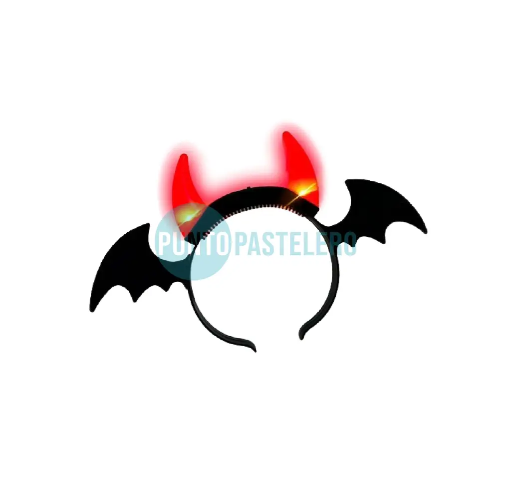 [6797408202740] VINCHA DIABLO / MURCIELAGO CON LUZ