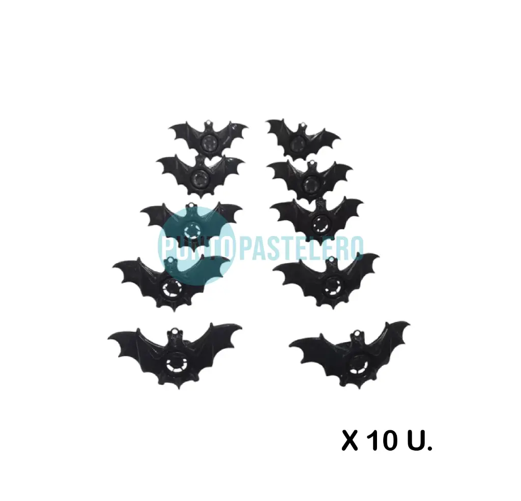 [690000011317] SILBATO MURCIELAGO HALLOWEEN IMPORTADO (X 10 U.)