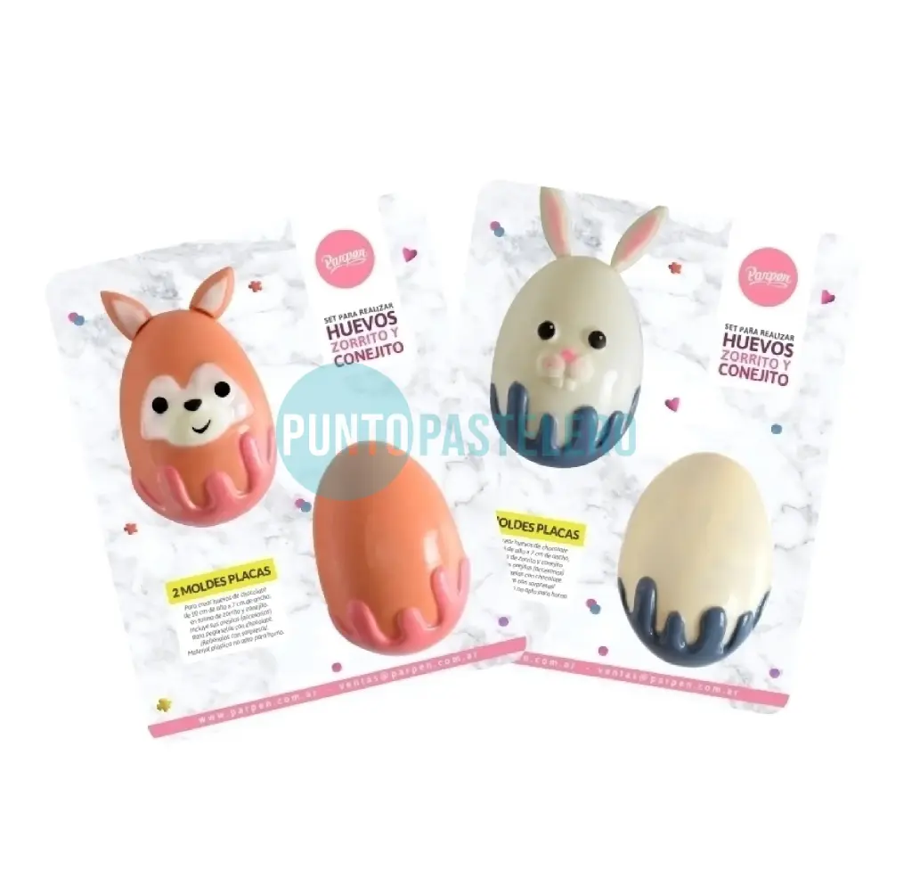 SET PARA REALIZAR HUEVOS ZORRITO Y CONEJITO (PARPEN)