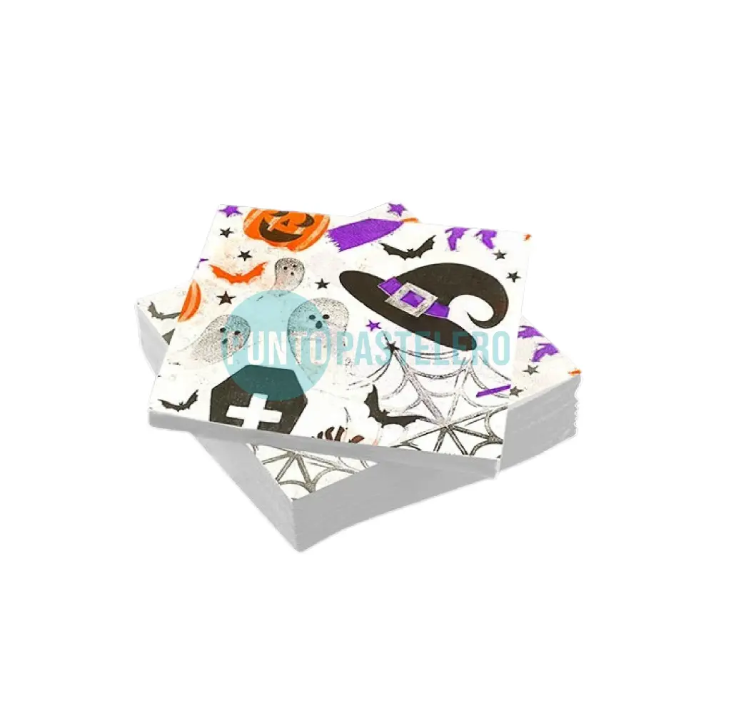 SERVILLETA TISSUE ESTAMPA HALLOWEEN (X 20 U.)