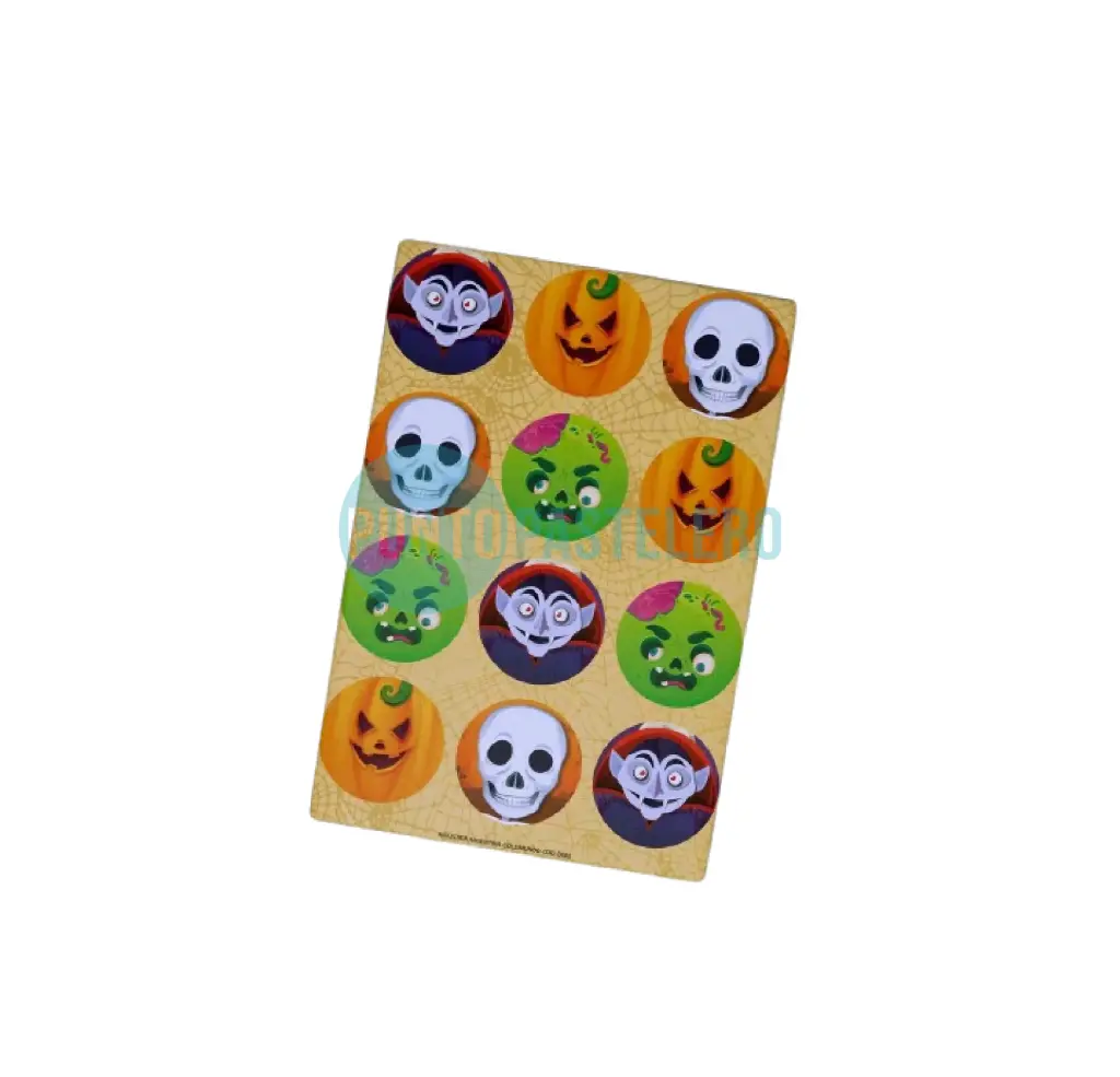 STICKERS EN PLANCHA HALLOWEEN (120 U.)