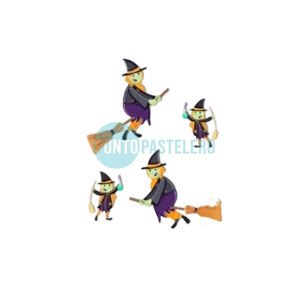 FIGURAS DECORATIVAS HALLOWEEN BRUJAS