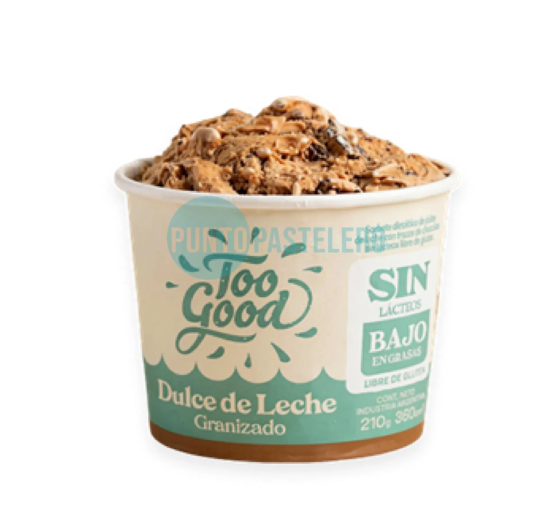 HELADO PROTEICO DULCE DE LECHE GRANIZADO TOO GOOD (X 210 GR.) (SIN TACC) (SIN AZUCAR)