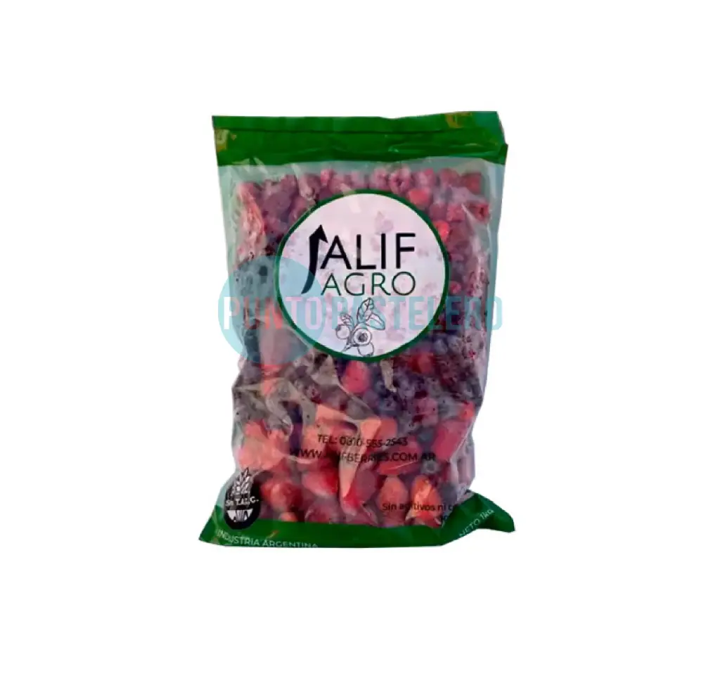 FRUTOS ROJOS CONGELADOS IQF MIX (X 250 GR.) (ALIF) (FRAMBUESA-ARANDANO-MORA)