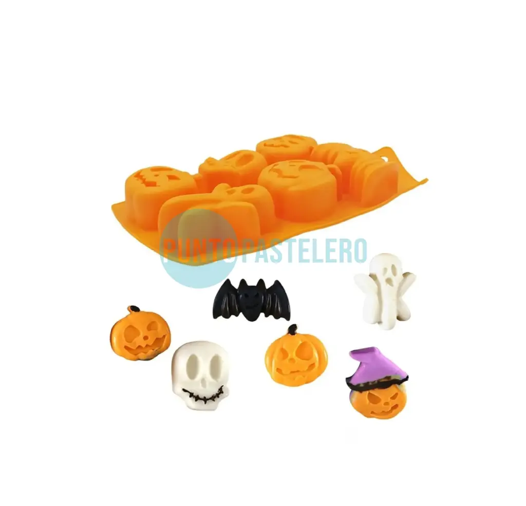 MOLDE DE SILICONA HALLOWEEN (DISEÑOS VARIOS) [P]