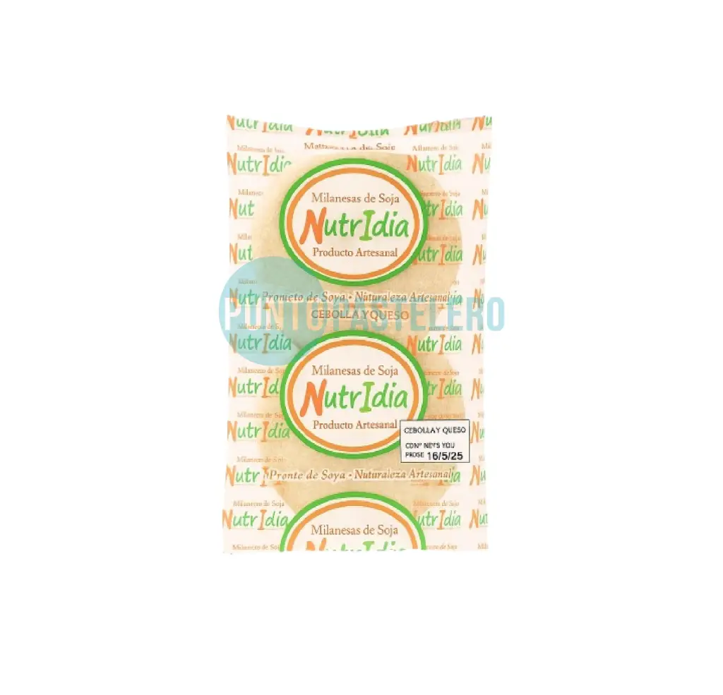 MILANESA DE SOJA NUTRIDIA CEBOLLA Y QUESO (X 2 U.)