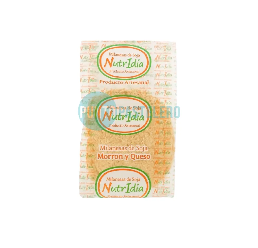 MILANESA DE SOJA NUTRIDIA MORRON Y QUESO (X 2 U.)