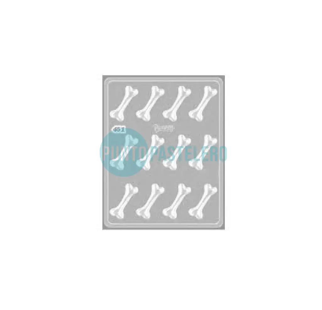 [P451] PLACA ACETATO HUESITOS PARPEN N° 451