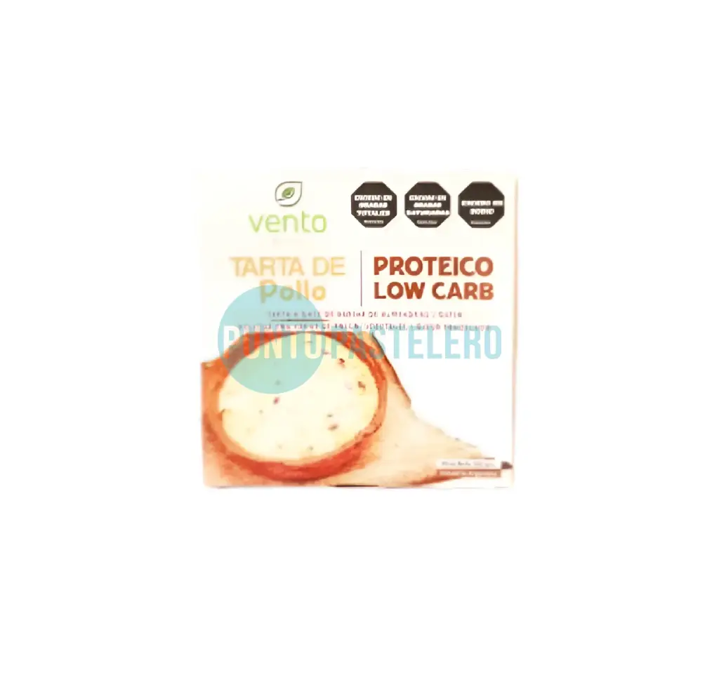 TARTA KETO VENTO FIT POLLO Y MUZZARELA (X U.) (SIN TACC)