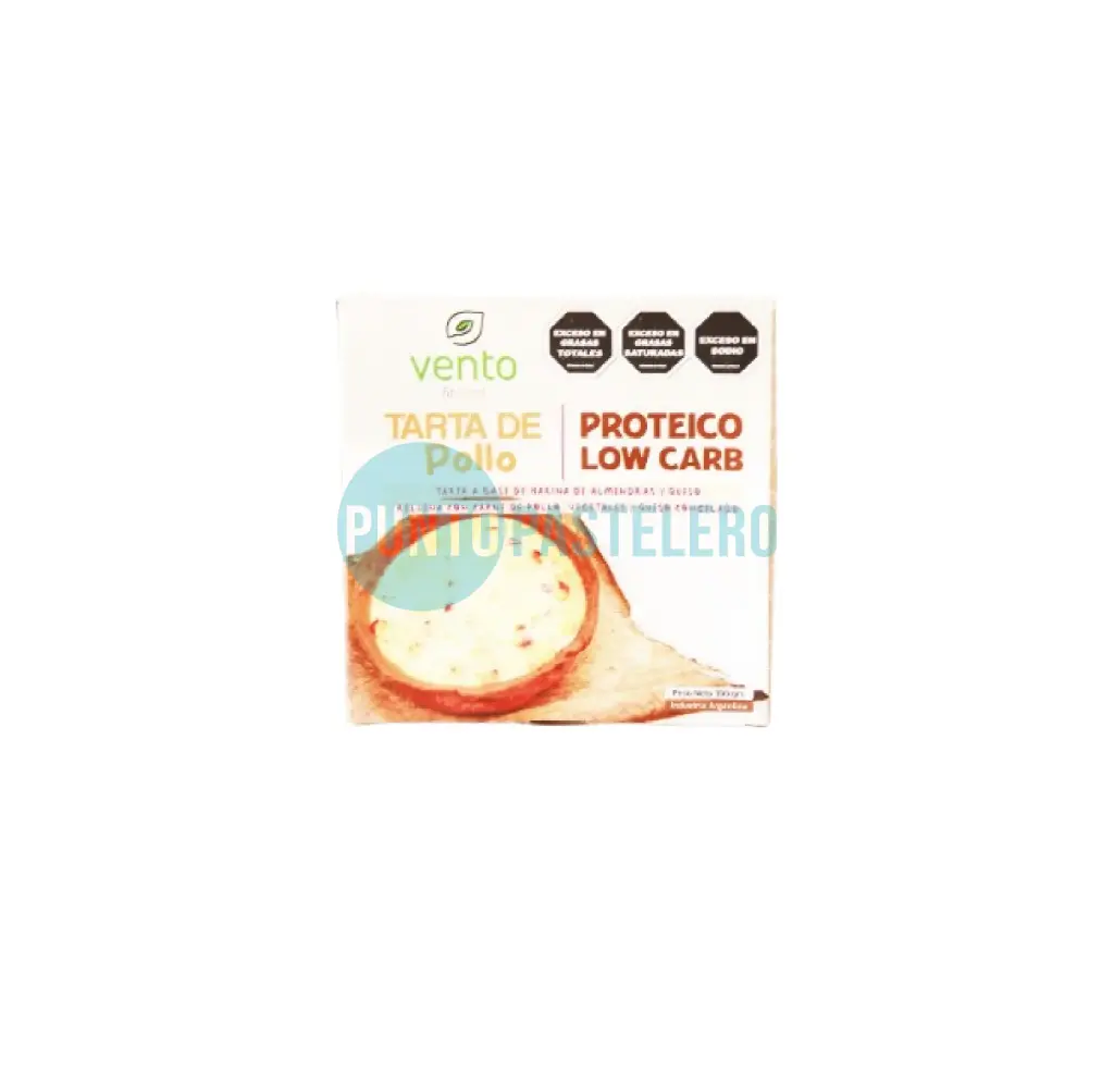 TARTA KETO VENTO FIT VERDURA Y QUESO (X U.) (SIN TACC)
