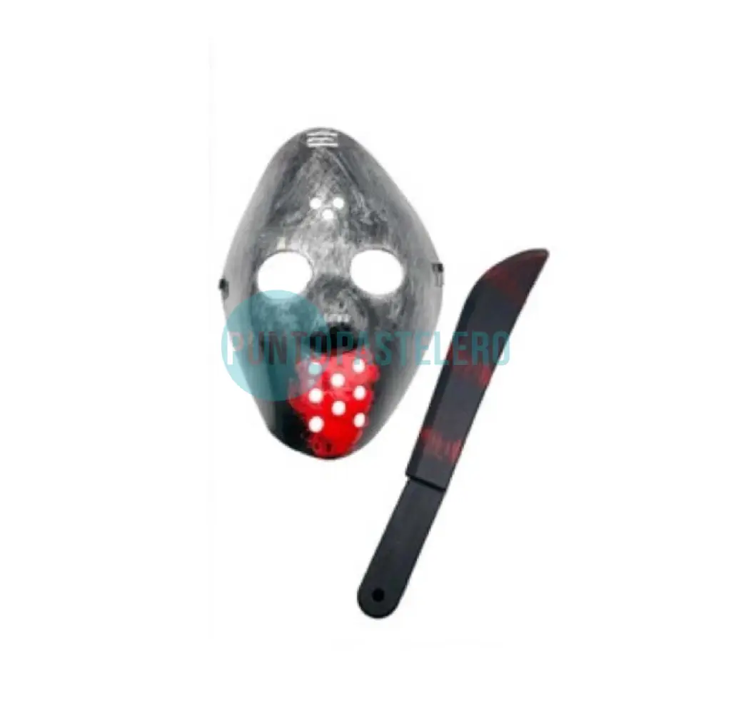 [6929321715803] SET MASCARA Y MACHETE JASON (MARTES 13)
