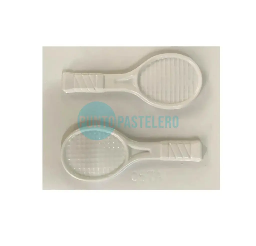 PLACA ACETATO FIGURA RAQUETA DE TENIS [B3]