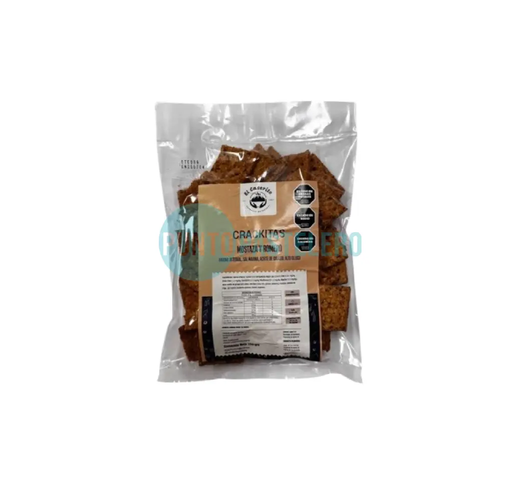 CRACKITAS EL CASERITO MOSTAZA Y ROMERO  (X KG.)