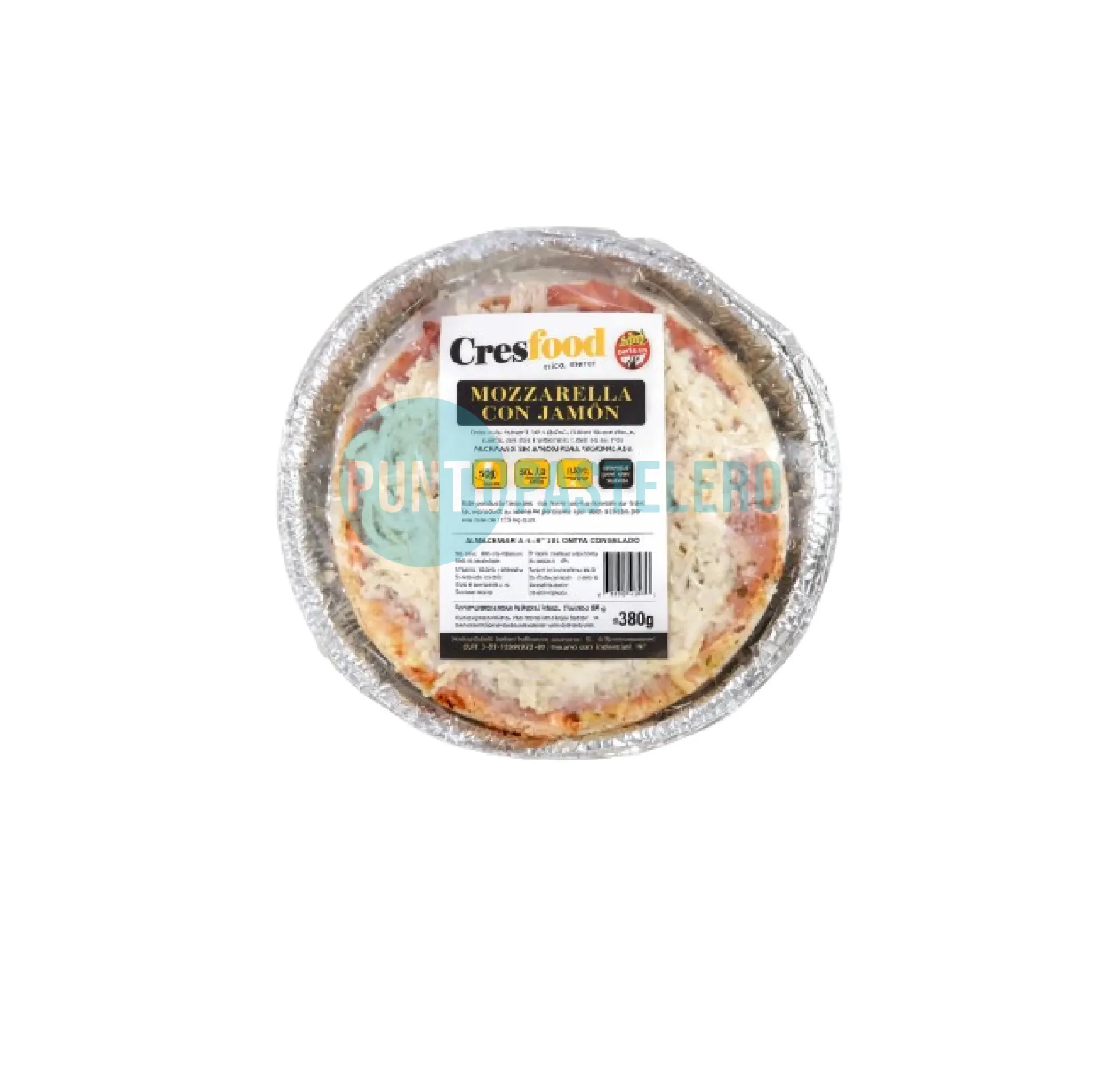 PIZZA CRESFOOD MOZZARELLA 4 PORCIONES (SIN TACC)